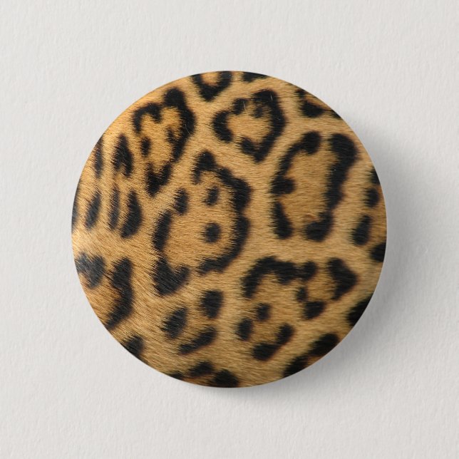 Badge Rond 5 Cm Impression léopard (Devant)