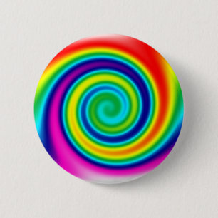 Badge Rond 5 Cm Imprimantes psychédéliques