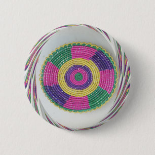 Badge Rond 5 Cm Imprimer Tournage Tissé