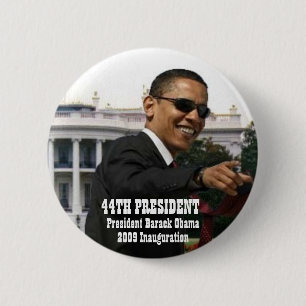 Badge Rond 5 Cm Inauguration d'obama 2009