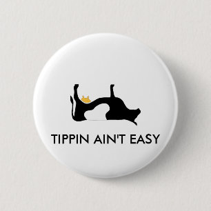 Badge Rond 5 Cm Inclinant Aint facile
