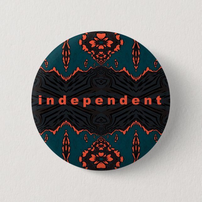 Badge Rond 5 Cm Indépendant et fier (Devant)