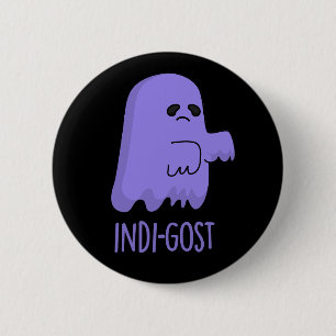 Badge Rond 5 Cm Indi-gost Funny Halloween Indigo jeu d'enfant noir