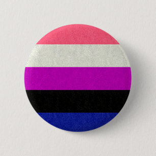 Badge Rond 5 Cm Indicateur de flux de genre