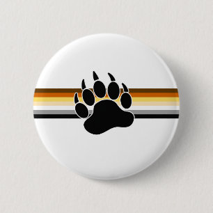 Badge Rond 5 Cm Indicateur de la fierté de l'ours