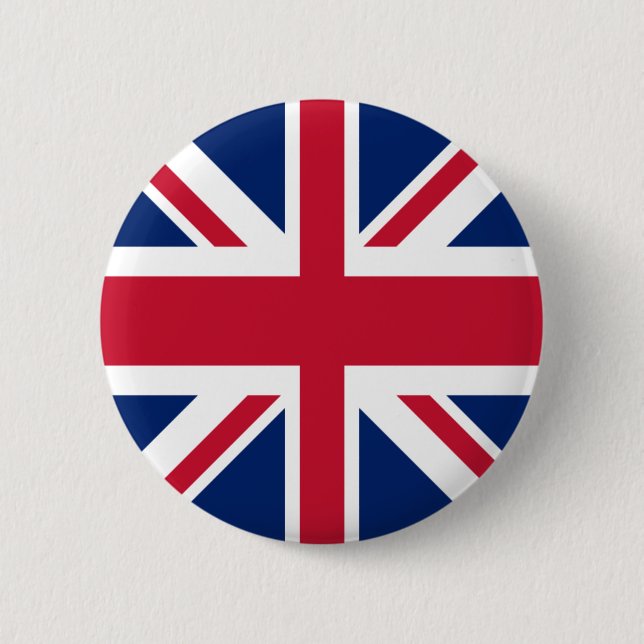 Badge Rond 5 Cm Indicateur Union Jack (Devant)