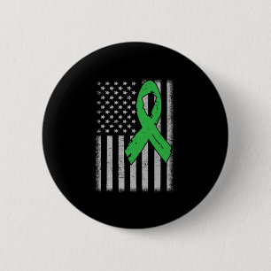 Badge Rond 5 Cm Indicateur Vert Famille Ribbon Sensibilisation aux