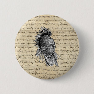 Badge Rond 5 Cm Indien