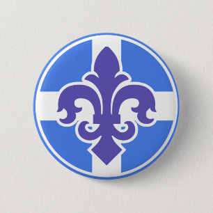 Badge Rond 5 Cm Indigene du Québec