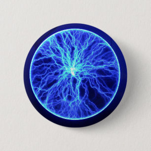 Badge Rond 5 Cm Indigo