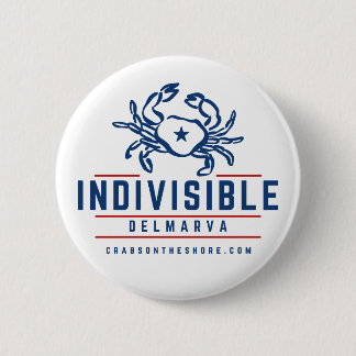 Badge Rond 5 Cm Indivisible DelMarVa Button