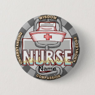 Badge Rond 5 Cm Infirmière