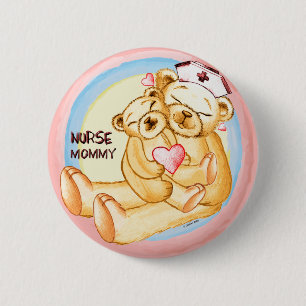Badge Rond 5 Cm Infirmière