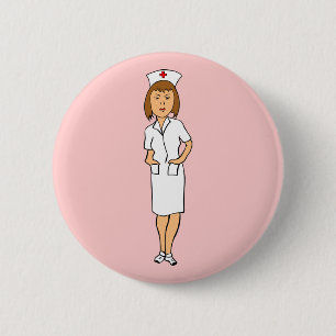 Badge Rond 5 Cm Infirmière