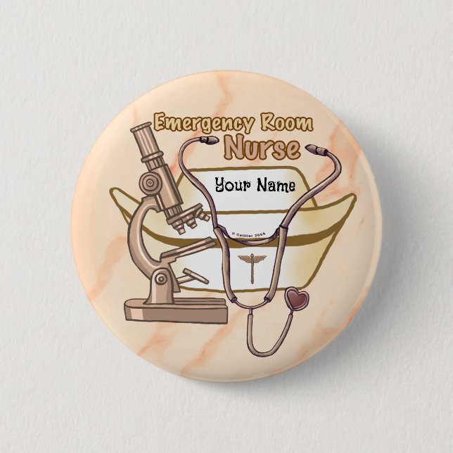 Badge Rond 5 Cm infirmière (Devant)