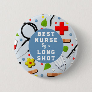 Badge Rond 5 Cm Infirmière Appréciation
