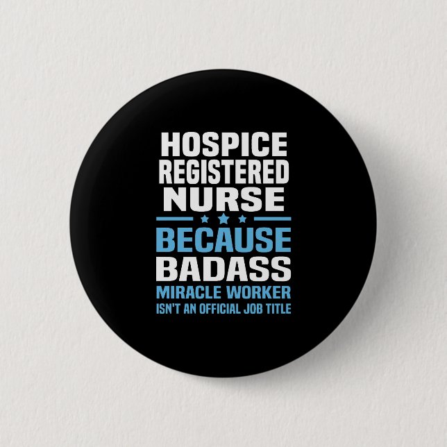 Badge Rond 5 Cm Infirmière autorisée (Devant)