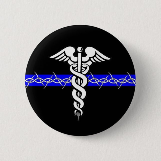 Badge Rond 5 Cm Infirmière correctionnelle (Devant)