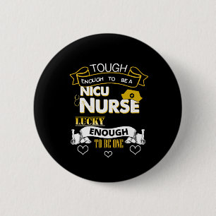Badge Rond 5 Cm Infirmière Cute NICU Soins néonatals Préémentiels 