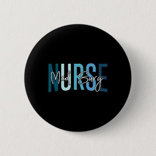 Badge Rond 5 Cm Infirmière de chirurgie Médicale en médecine d'urg