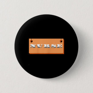 Badge Rond 5 Cm Infirmière dessiner un drapeau américain Graphique