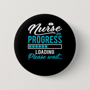 Badge Rond 5 Cm Infirmière En Cours Cadeau Infirmière Funny Nursin