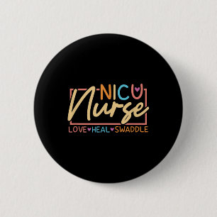 Badge Rond 5 Cm Infirmière en néonatalogie Amour Guérison Envelopp