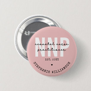 Badge Rond 5 Cm Infirmière néonatale NNP personnalisée