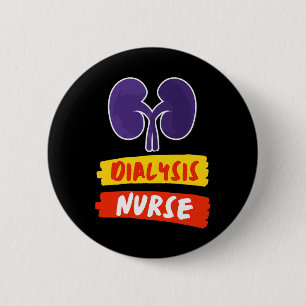 Badge Rond 5 Cm Infirmière Néphrologie Infirmière Technicienne en 