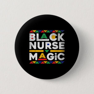 Badge Rond 5 Cm Infirmière noire Mélanine Afro Africaine Infirmièr