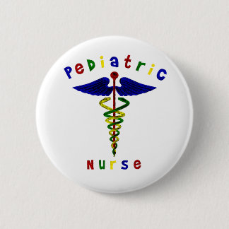 Badge Rond 5 Cm Infirmière pédiatrique