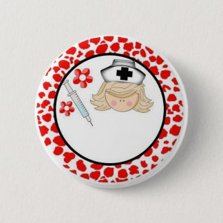 Badge Rond 5 Cm infirmière - personnalisée avec le nom