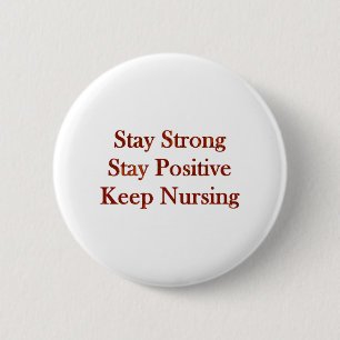 Badge Rond 5 Cm Infirmière positive
