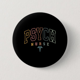 Badge Rond 5 Cm Infirmière psychiatrique Infirmière en santé menta