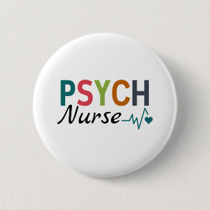 Badge Rond 5 Cm Infirmière psychiatrique Infirmière psychiatrique
