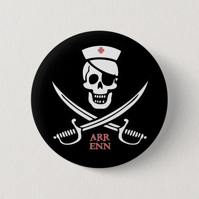Badge Rond 5 Cm Infirmière Rackam (Devant)