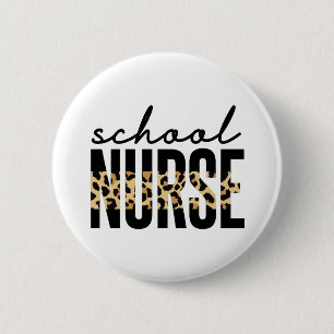 Badge Rond 5 Cm infirmière scolaire   Cadeaux d'appréciation de l'