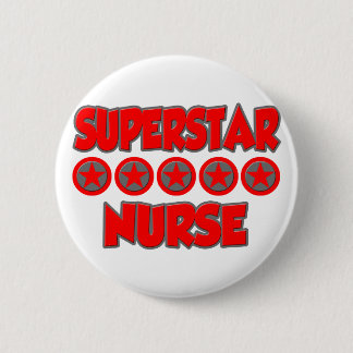Badge Rond 5 Cm Infirmière superstar