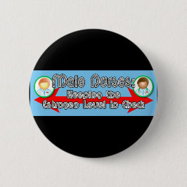 Badge Rond 5 Cm Infirmières de mâle :