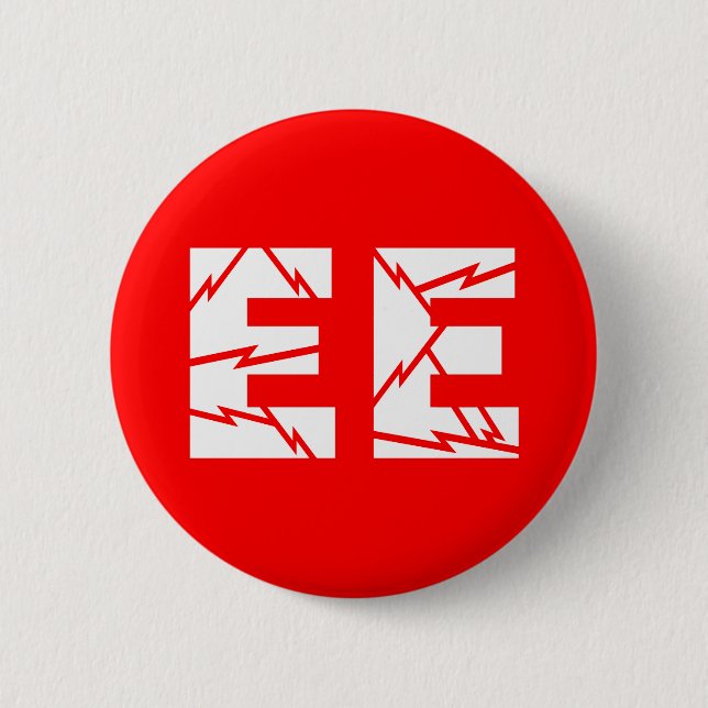 Badge Rond 5 Cm Ingénierie électrique EE facturée (Devant)