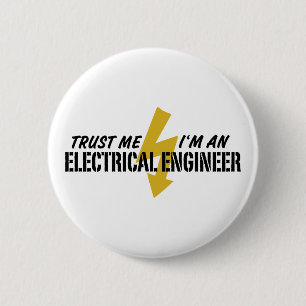 Badge Rond 5 Cm Ingénieur électrique