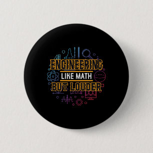 Badge Rond 5 Cm Ingénieur Ingénieur Comme Math