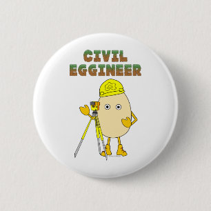 Badge Rond 5 Cm Ingénieur ingénieur ingénieur civil