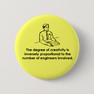 Badge Rond 5 Cm Ingénieurs et créativité