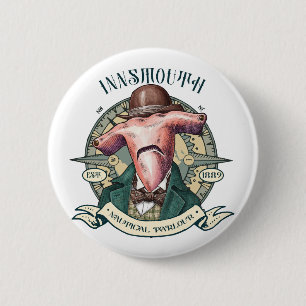 Badge Rond 5 Cm Innsmouth Nautical Parlor Hammerhead Gentleman