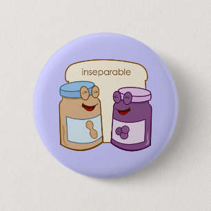 Badge Rond 5 Cm Inséparable