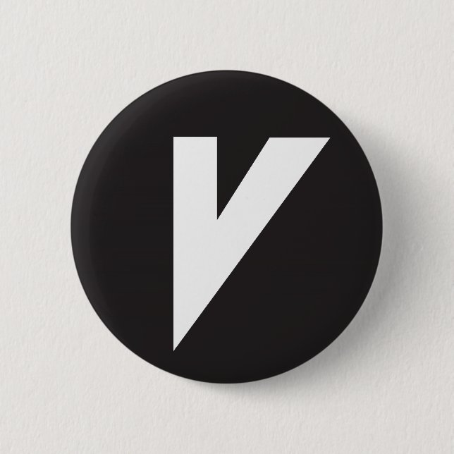 Badge Rond 5 Cm Insigne 5 de champ de vision (Devant)
