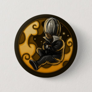 Badge Rond 5 Cm insigne argenté