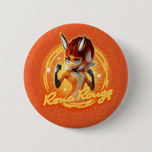 Badge Rond 5 Cm Insigne Cercle Rena Rouge