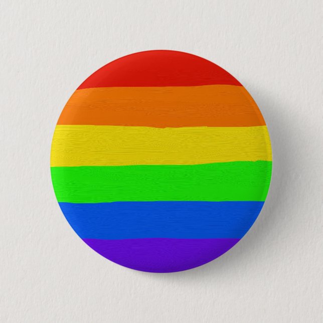 Badge Rond 5 Cm Insigne d'arc-en-ciel (Devant)